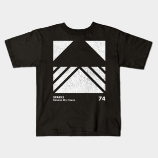 Sparks Kimono My House / Minimal Graphic Design Tribute Kids T-Shirt